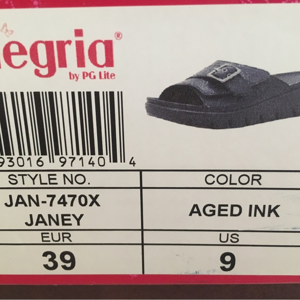 Alegria adjustable slide sandal - Picture 2 of 8